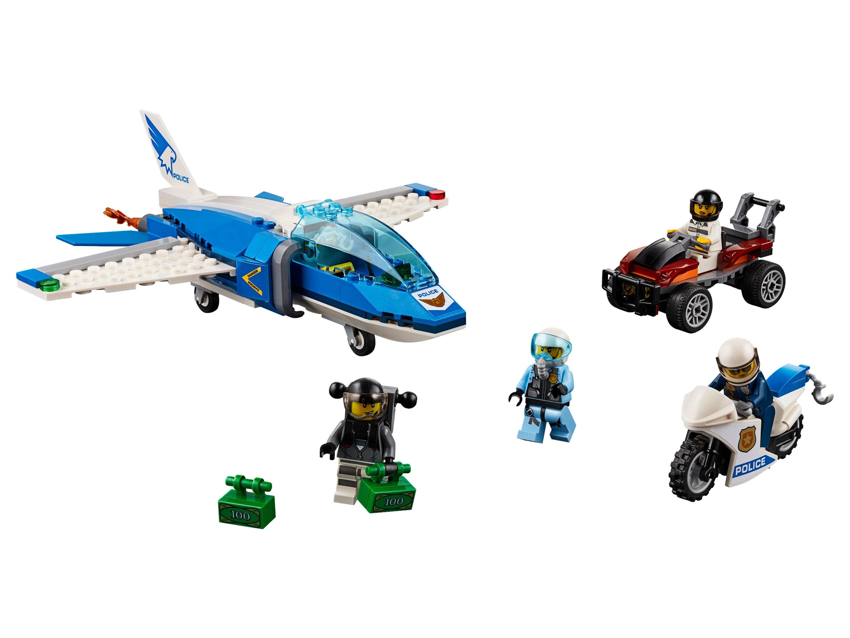 LEGO sættet Sky Police Parachute Arrest