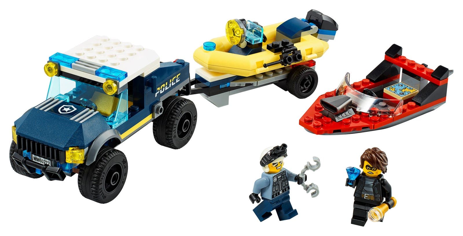 LEGO sættet Elite Police Boat Transport