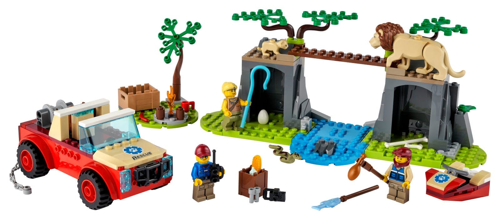 LEGO sættet Wildlife Rescue Off-Roader