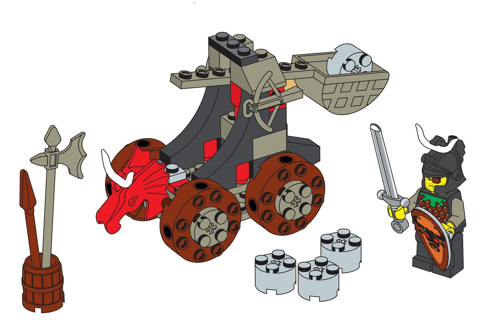 LEGO sættet Catapult Crusher