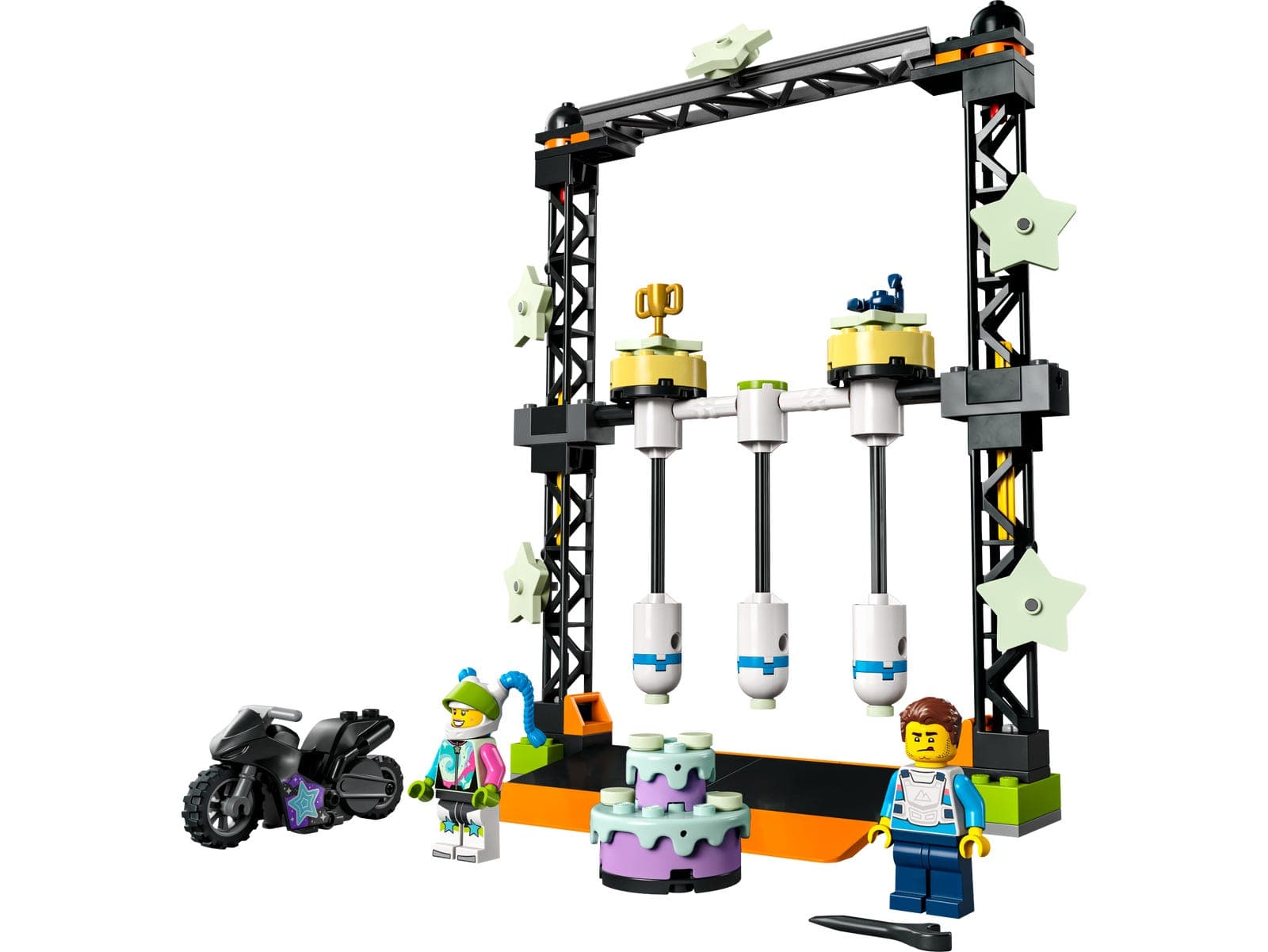 LEGO sættet The Knockdown Stunt Challenge