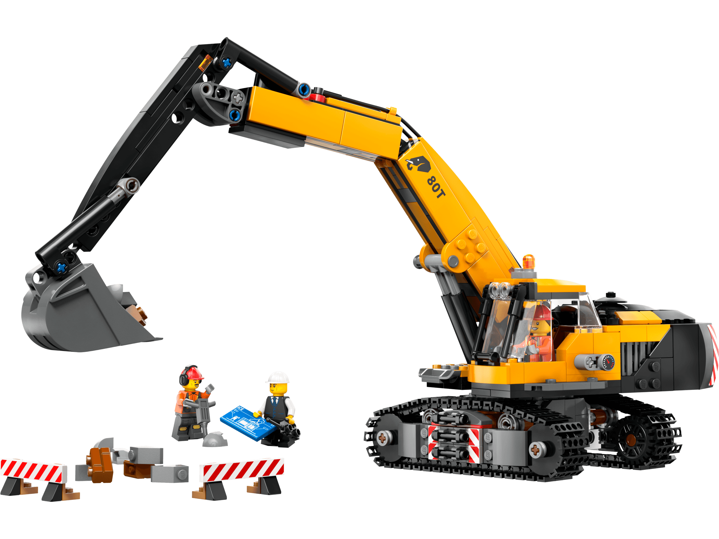 LEGO sættet Yellow Construction Excavator