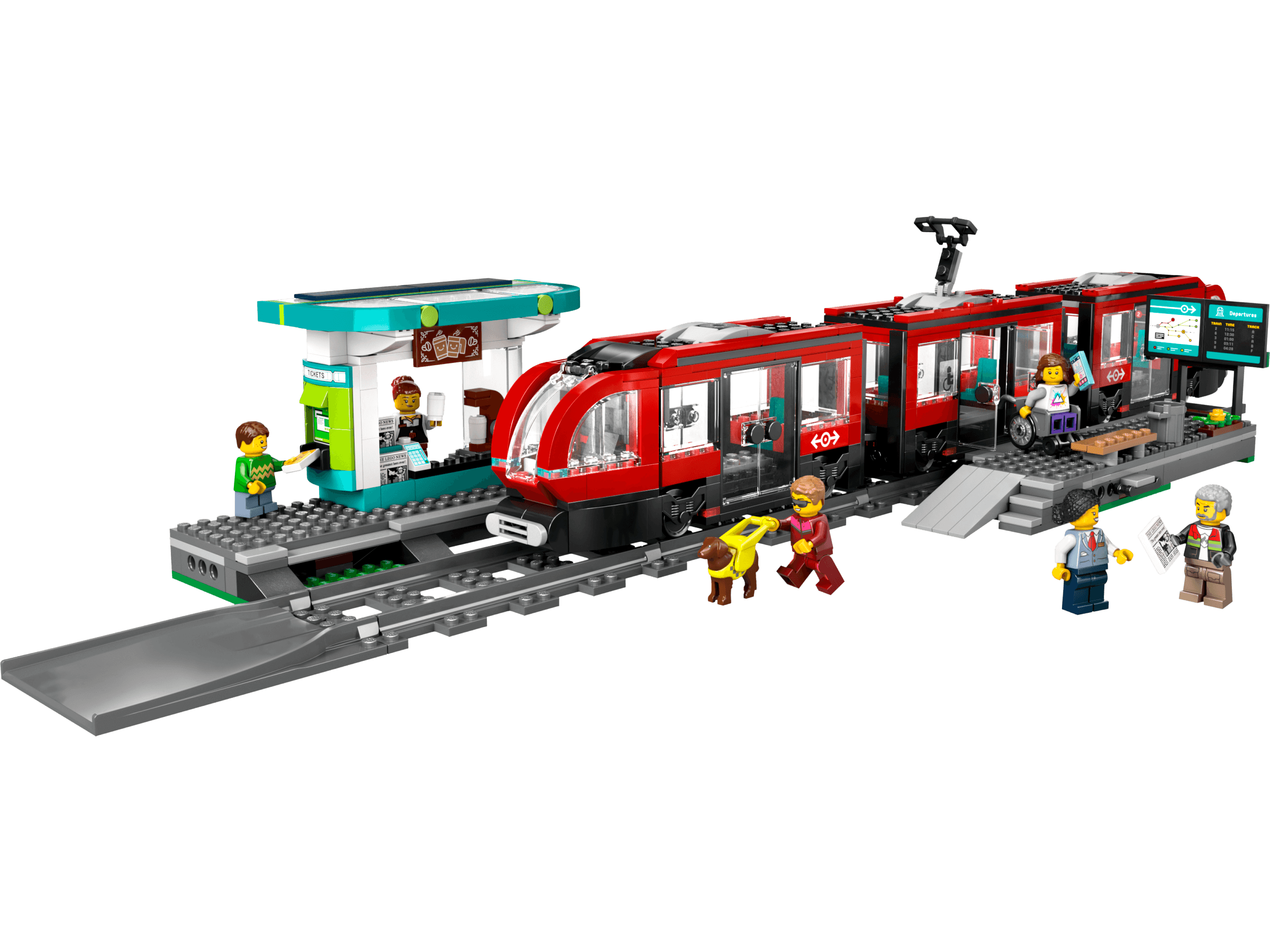 LEGO sættet Downtown Streetcar and Station