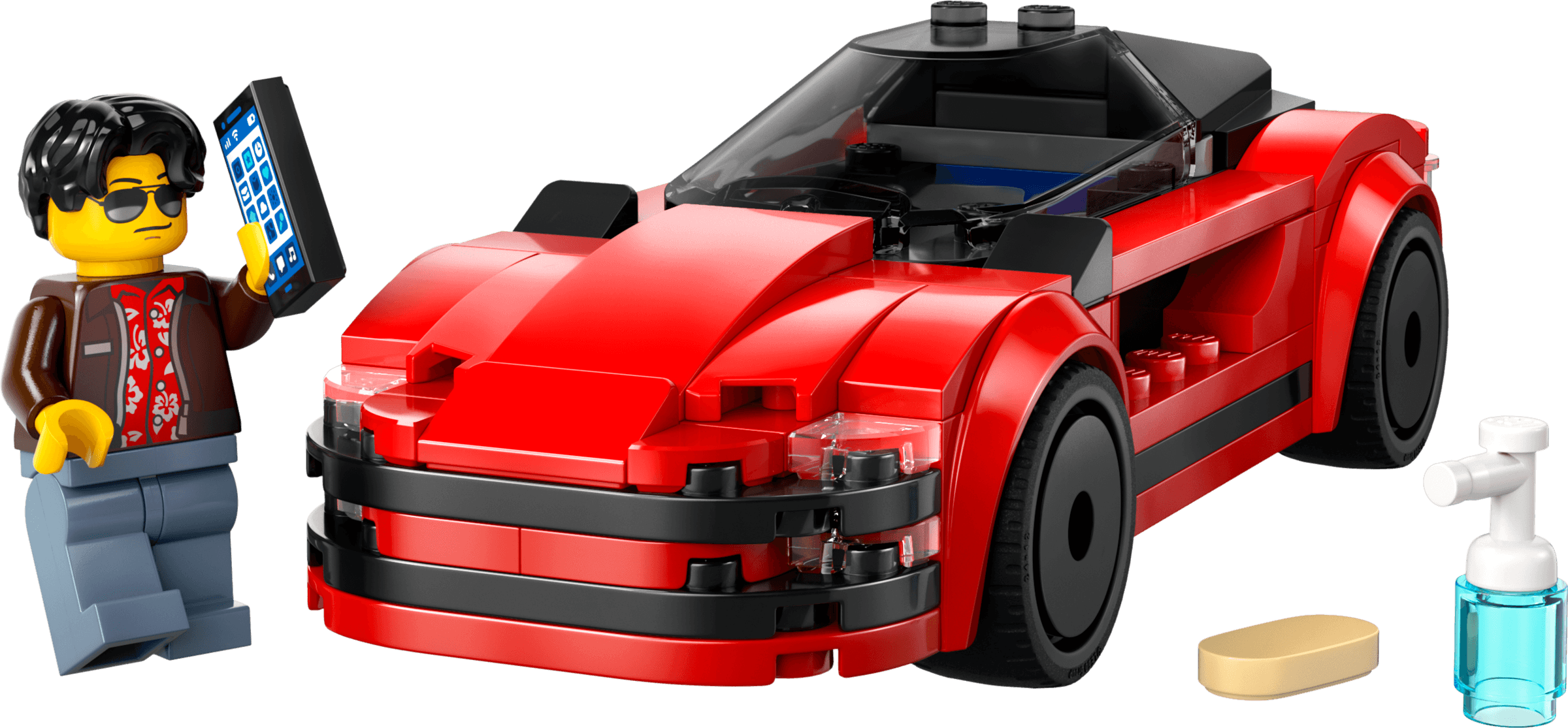 LEGO sættet Red Sports Car