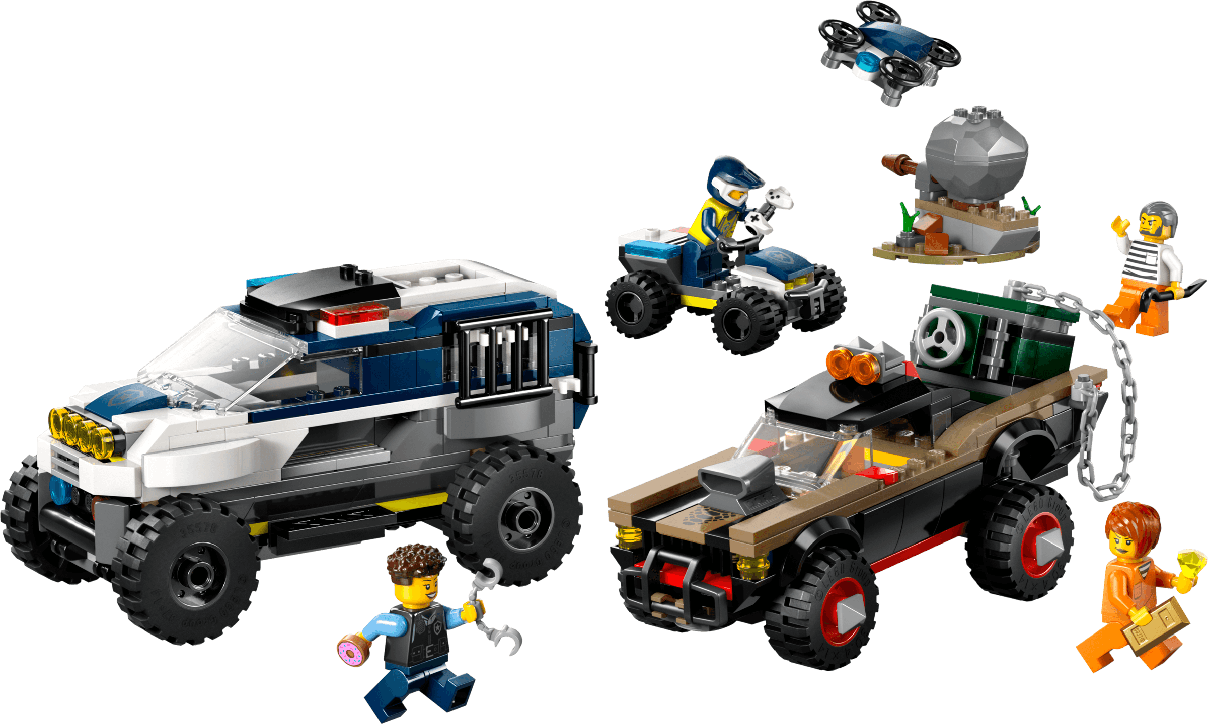 LEGO sættet Off-Road Police Car Chase