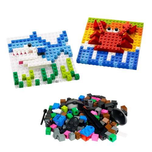 LEGO sættet A World of LEGO Mosaic 9 in 1