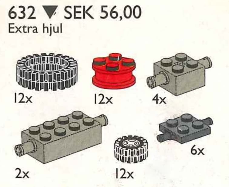 LEGO sættet Wheels and Tires