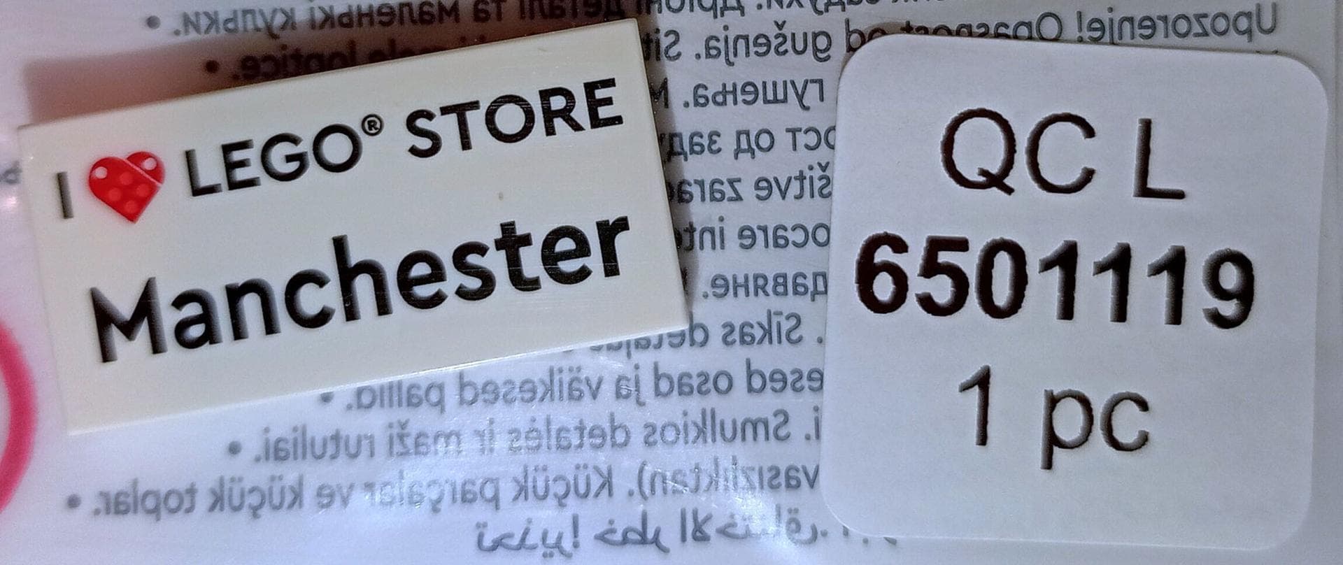 LEGO sættet I [Heart] LEGO Store Manchester Tile