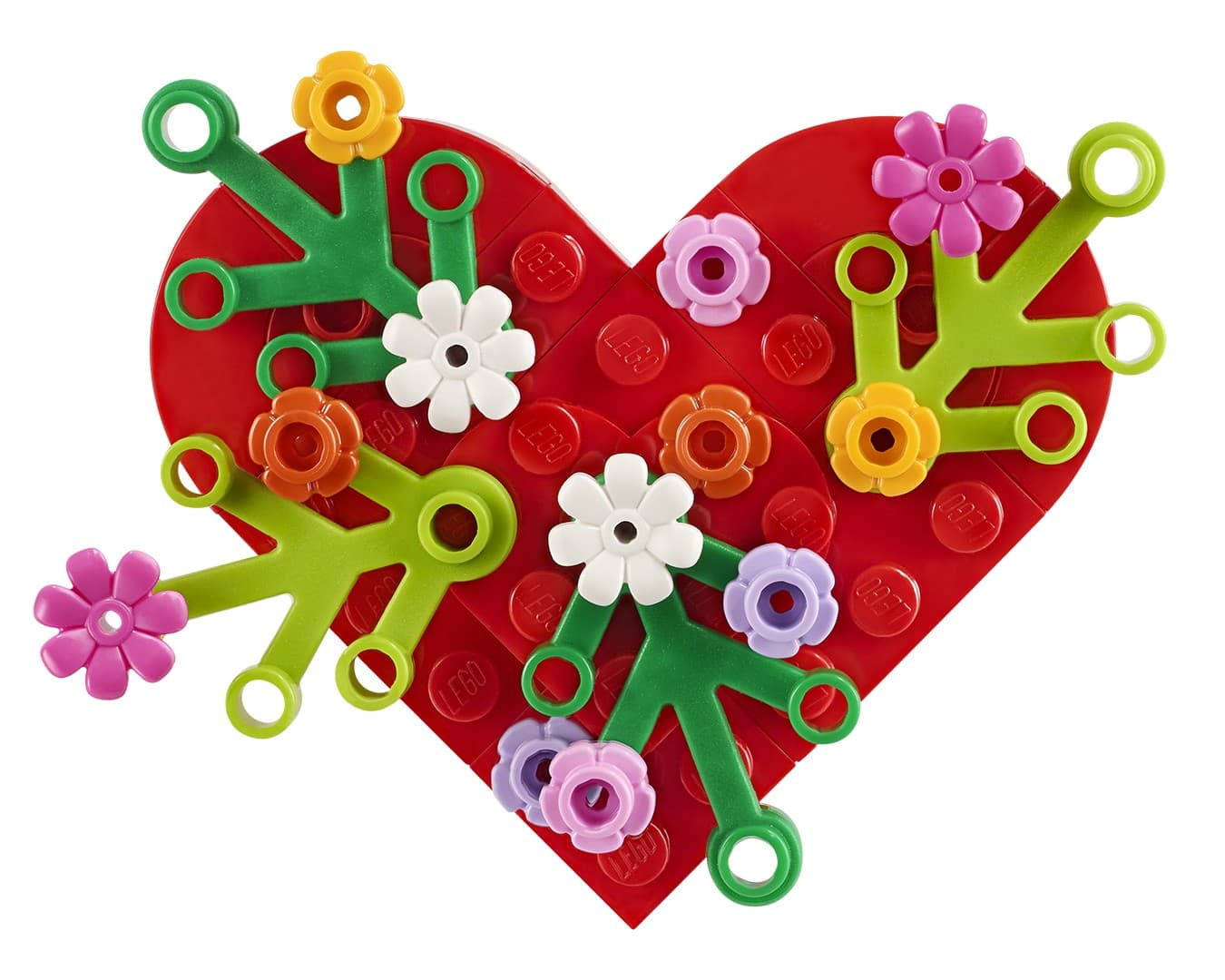 LEGO sættet Heart Floral Display