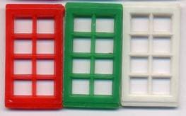 LEGO sættet Single 1 x 4 x 2 Window without Glass (ABB)