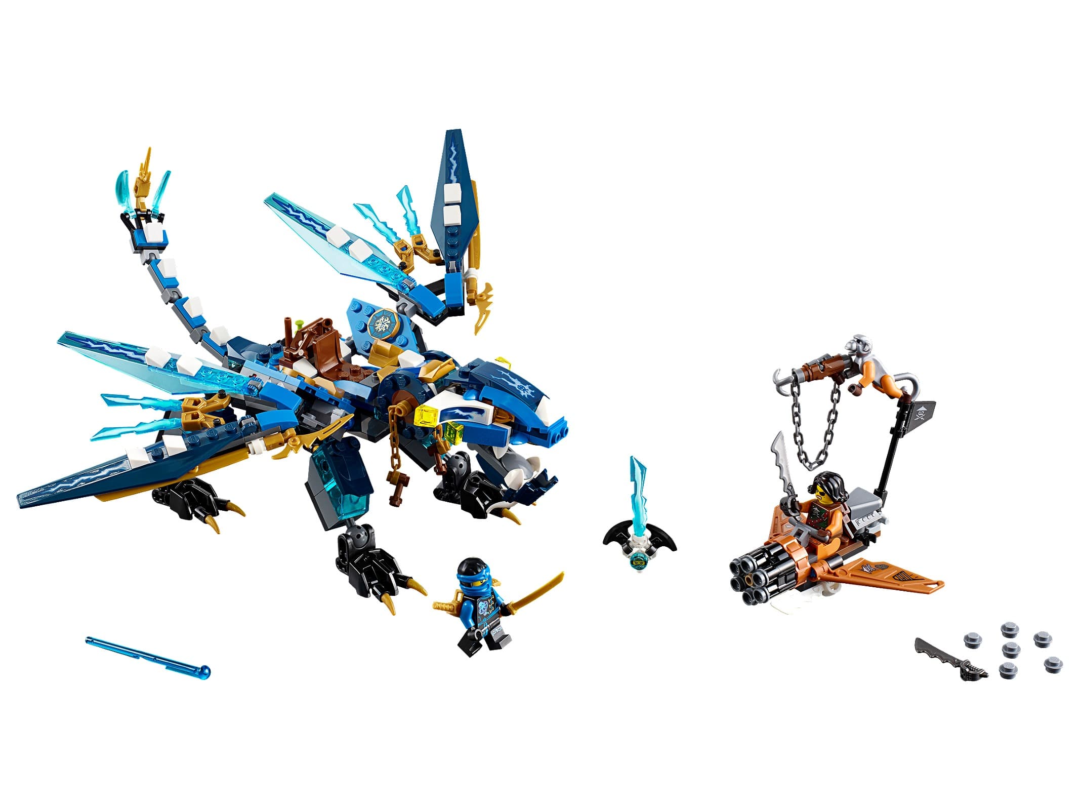 LEGO sættet Jay's Elemental Dragon