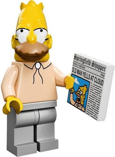LEGO sættet Grampa Simpson