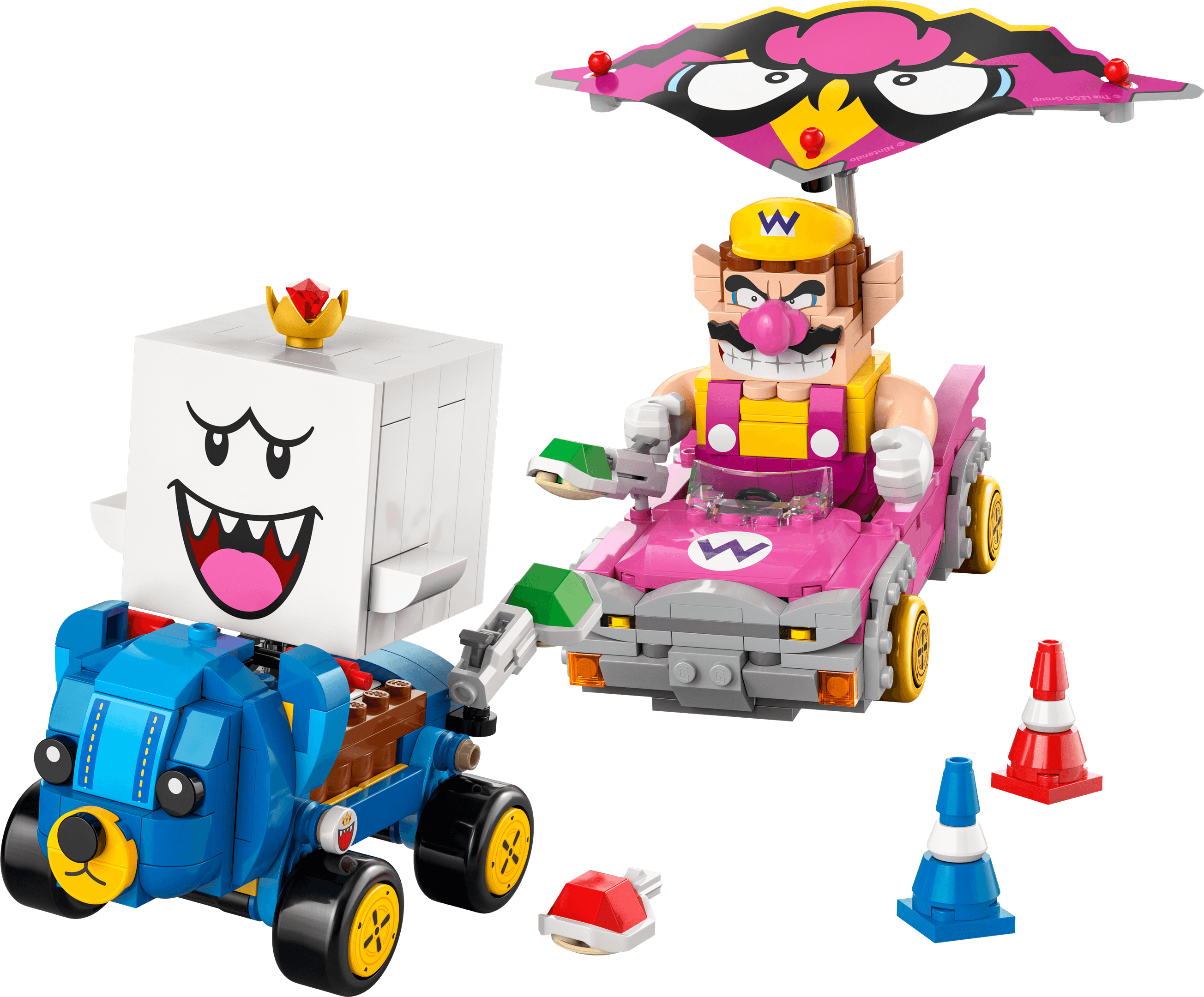 LEGO sættet Mario Kart – Wario & King Boo