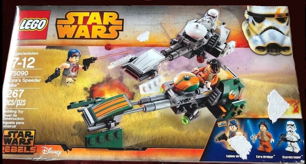 LEGO sættet Ezra's Speeder Bike [Redesigned Version]