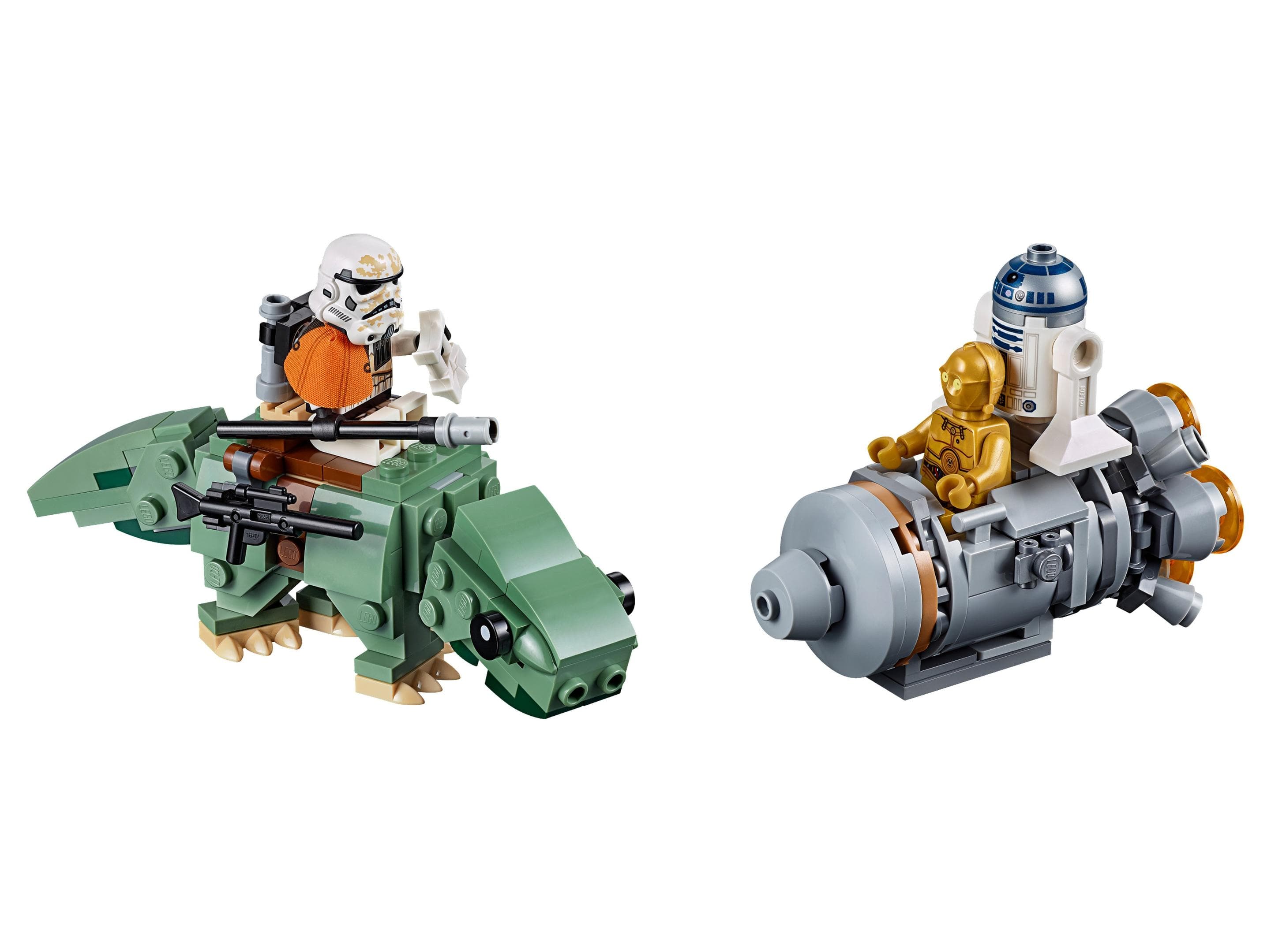 LEGO sættet Escape Pod vs. Dewback Microfighters