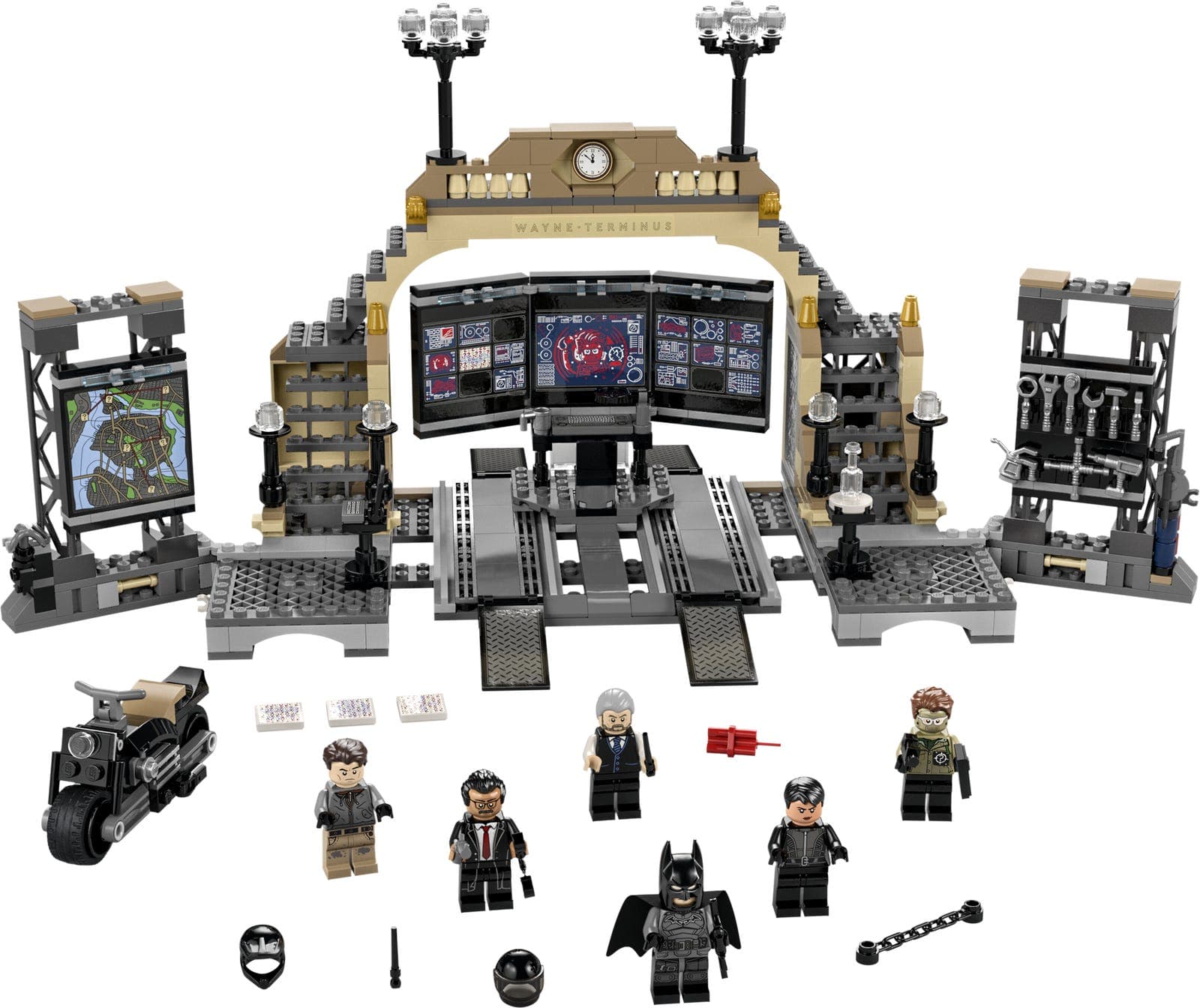 LEGO sættet Batcave: The Riddler Face-off