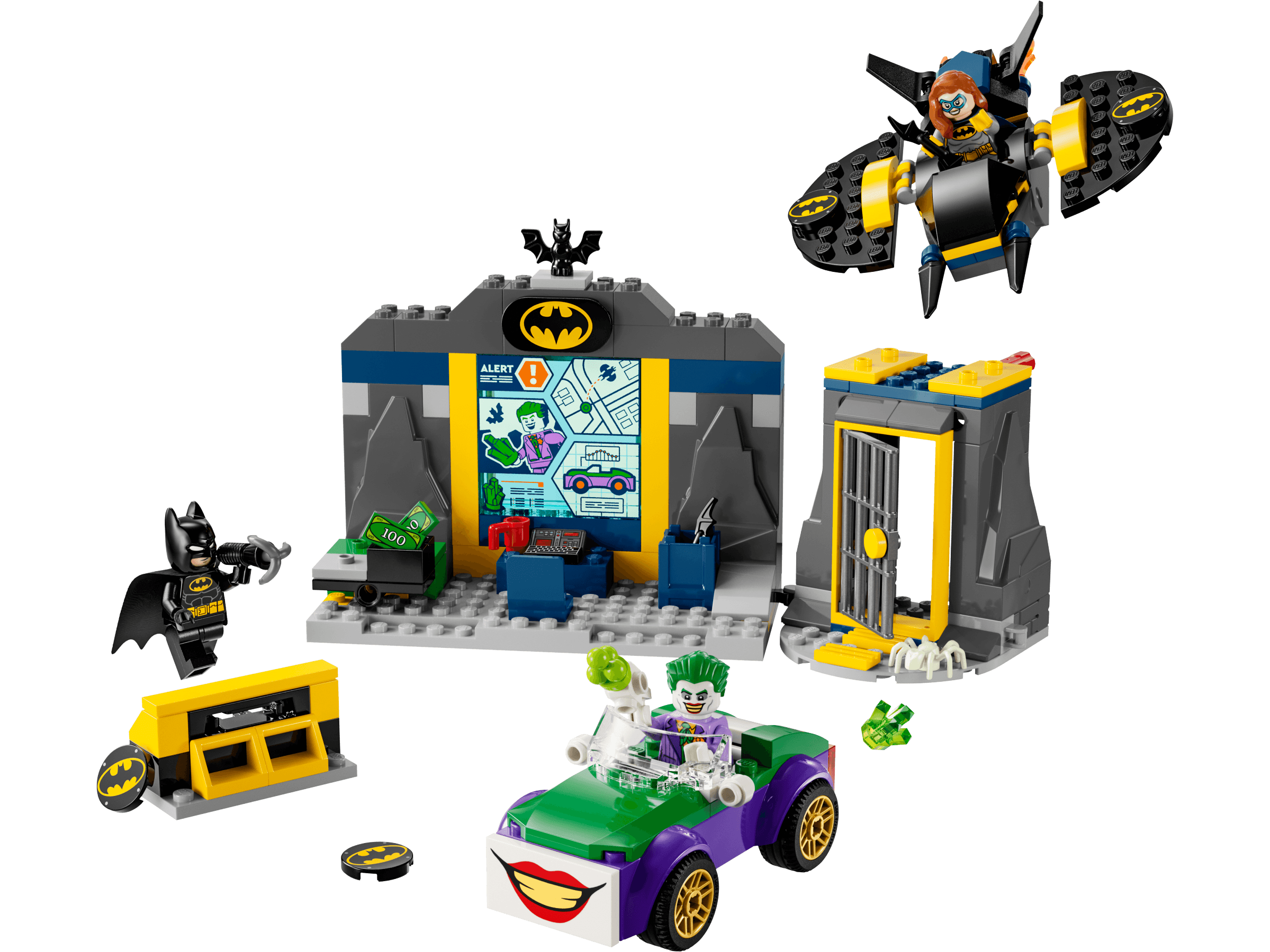 LEGO sættet The Batcave with Batman, Batgirl and The Joker