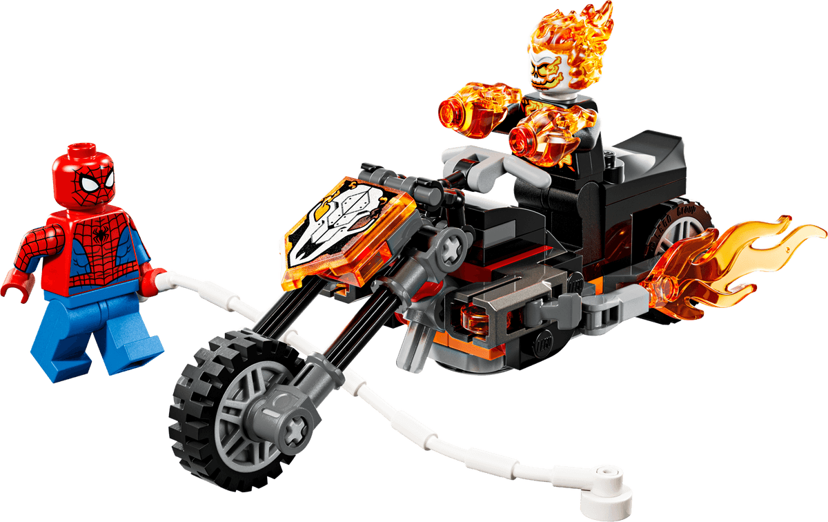 LEGO sættet Spider-Man vs. Ghost Rider Motorcycle