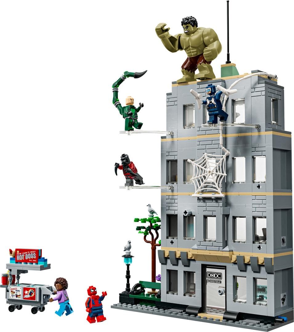 LEGO sættet Spider-Man vs. Hulk Epic Clash