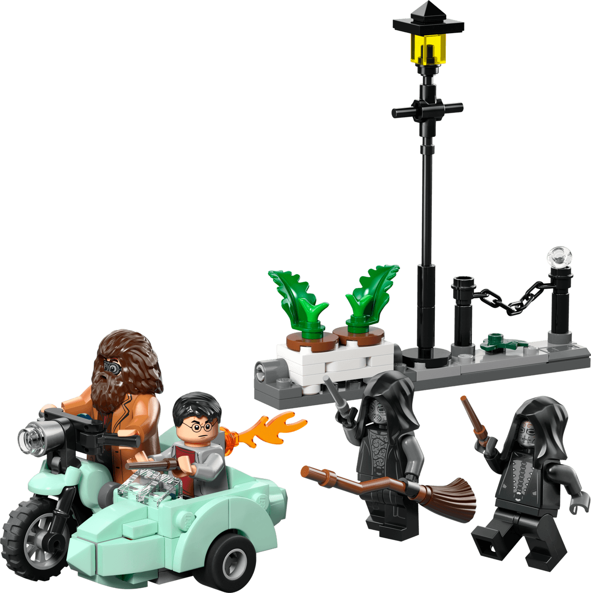 LEGO sættet Hagrid & Harry's Privet Drive Escape