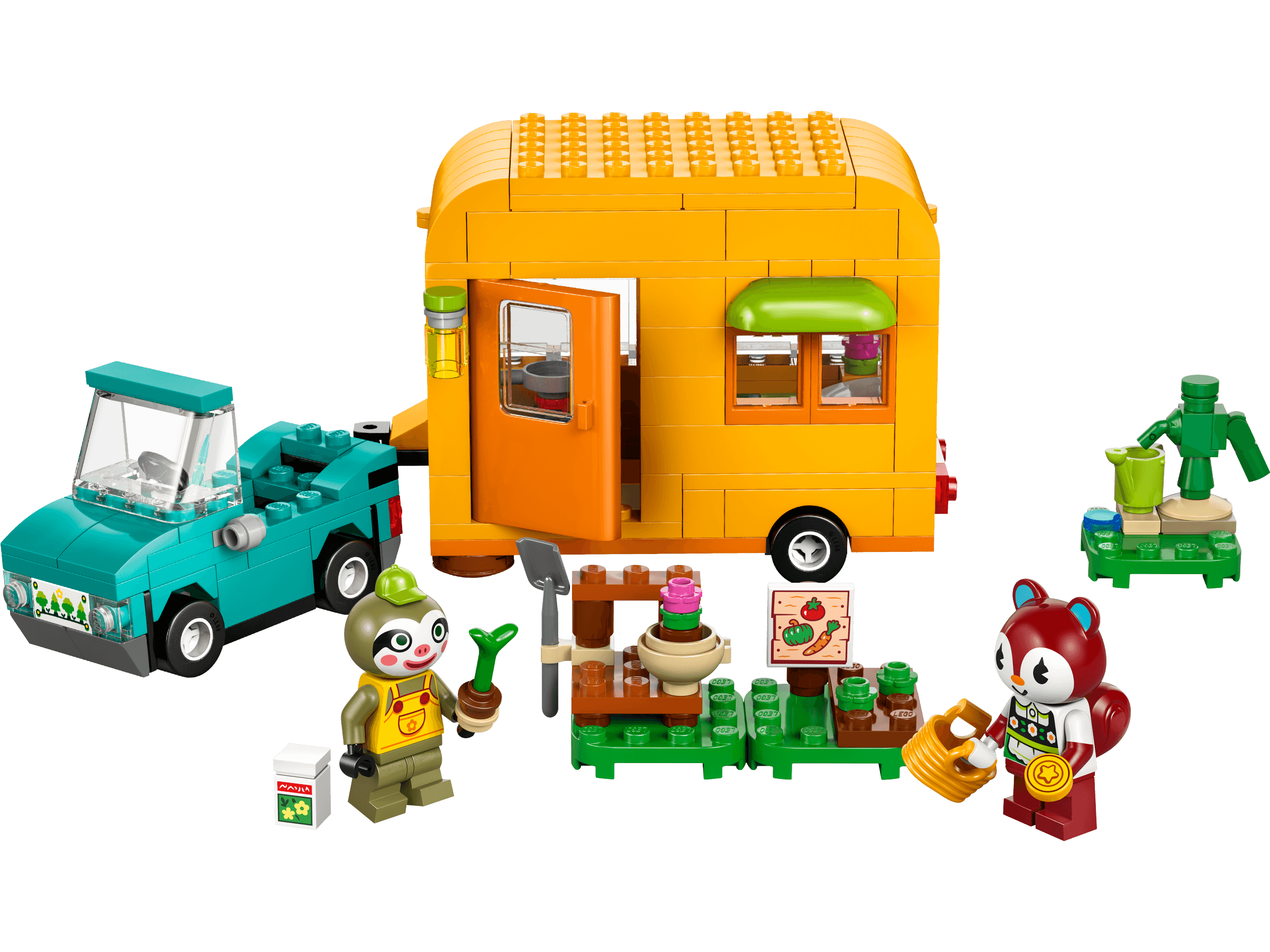LEGO sættet Leif's Caravan & Garden Shop