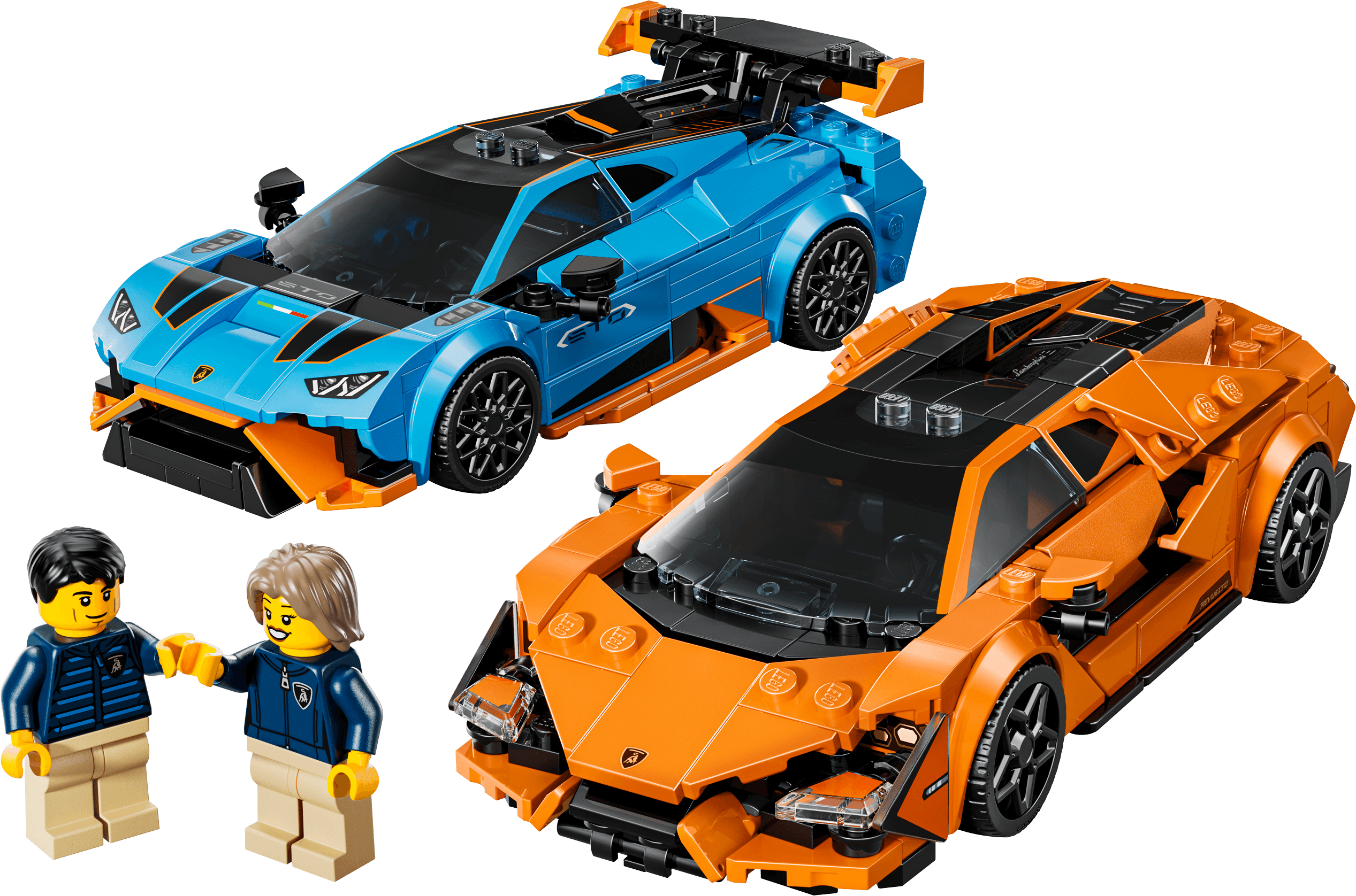 LEGO sættet Lamborghini Revuelto & Huracán STO