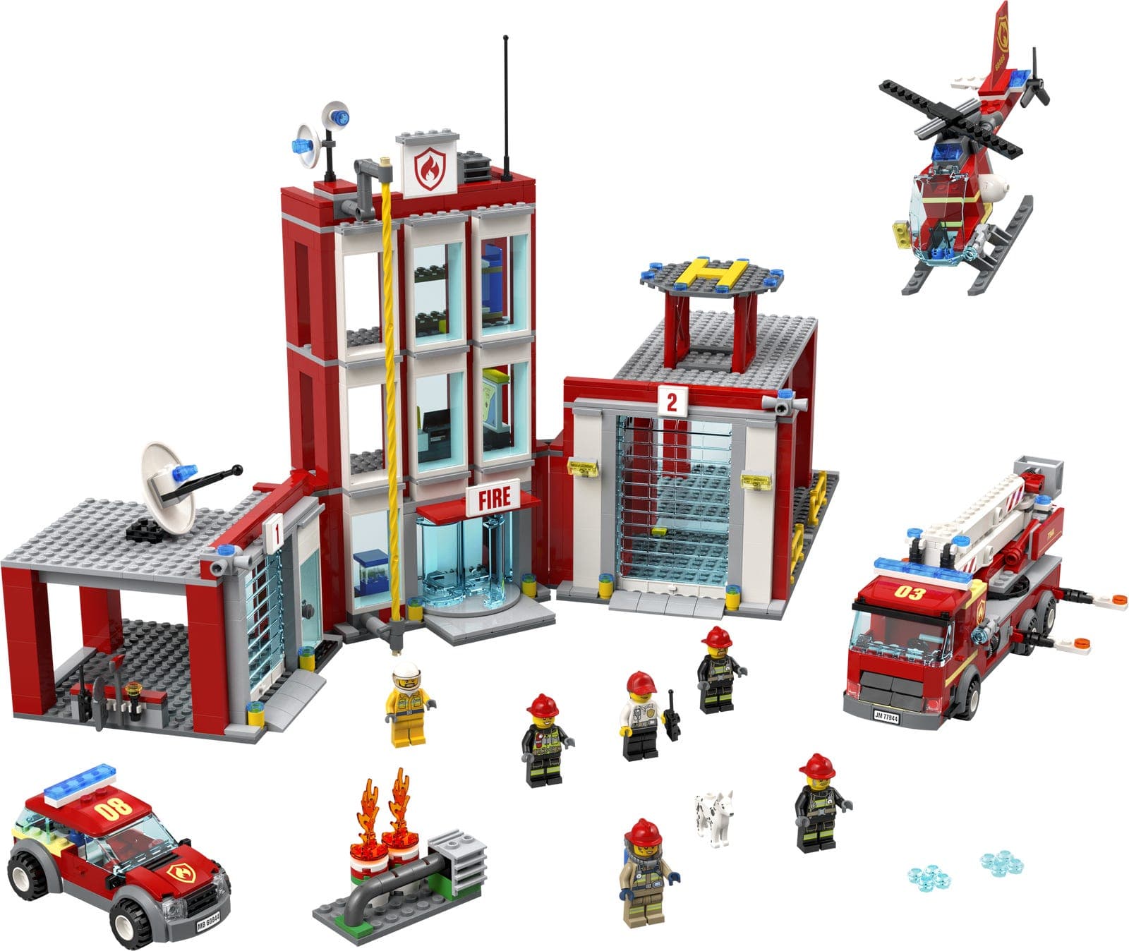 LEGO sættet Fire Station Headquarters