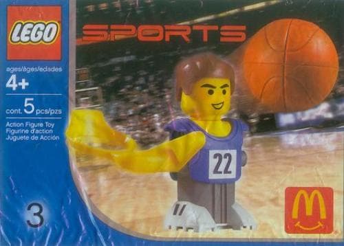 LEGO sættet McDonald's Sports Set Number 3 - Blue Basketball Player #22