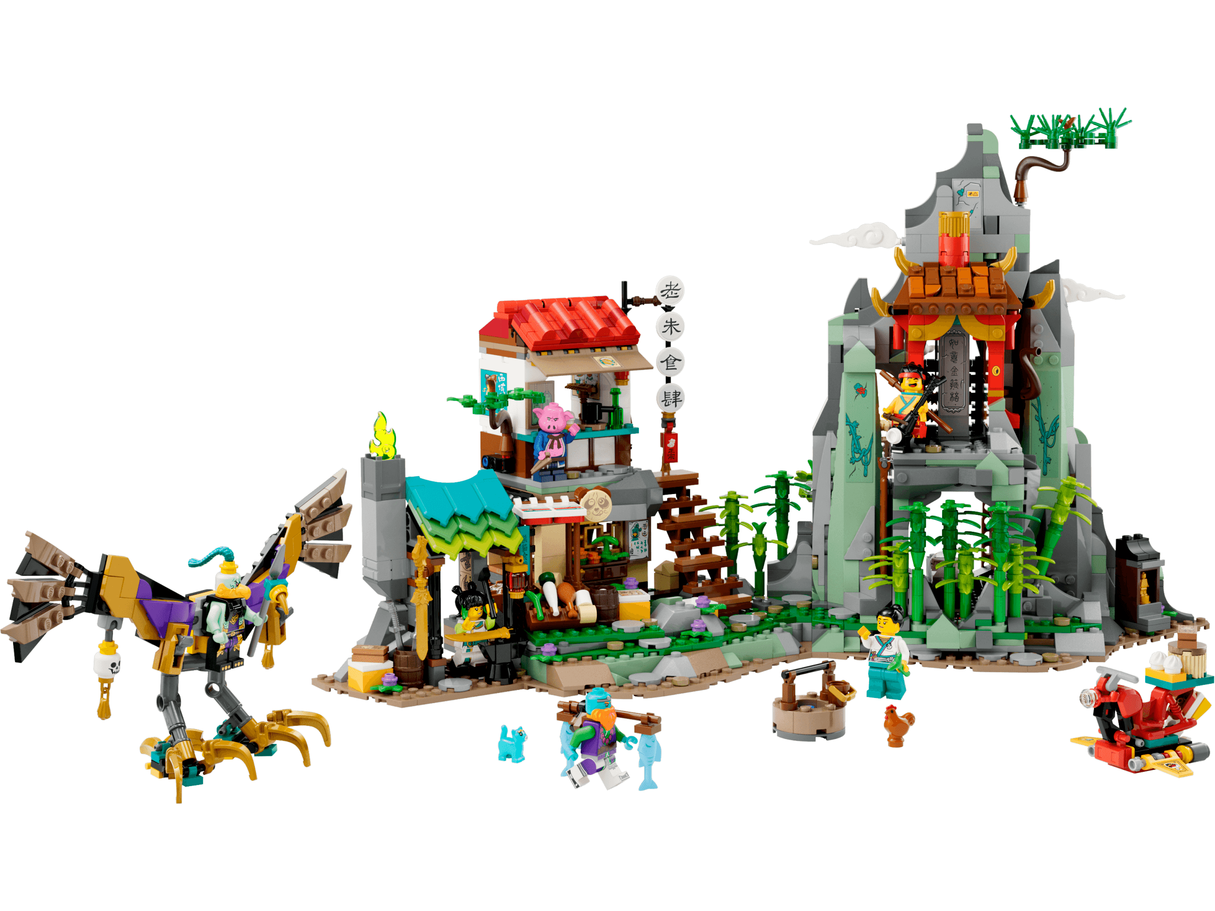 LEGO sættet Monkie Kid's Team Hideout