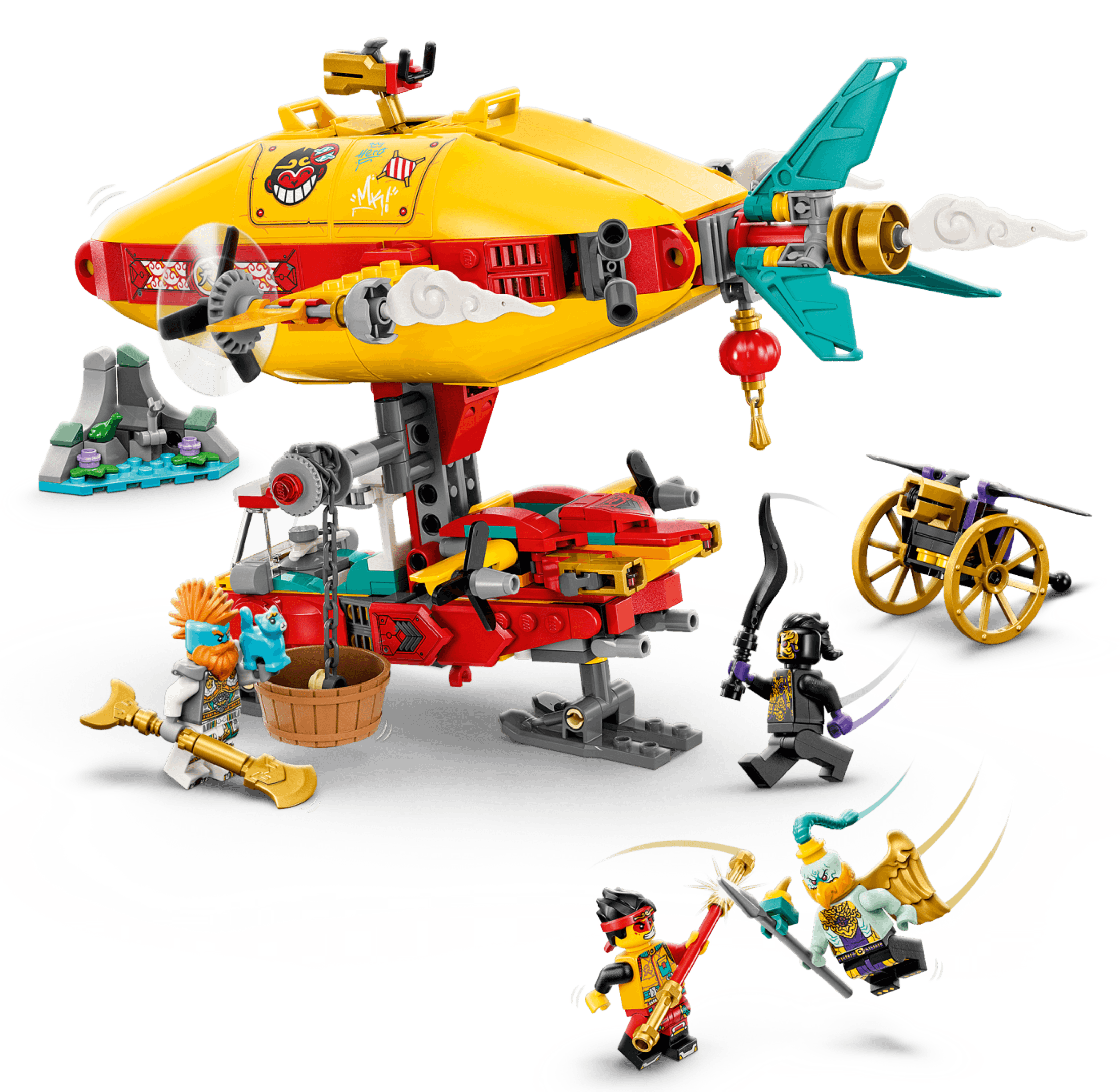 LEGO sættet Monkie Kid's Cloud Airship