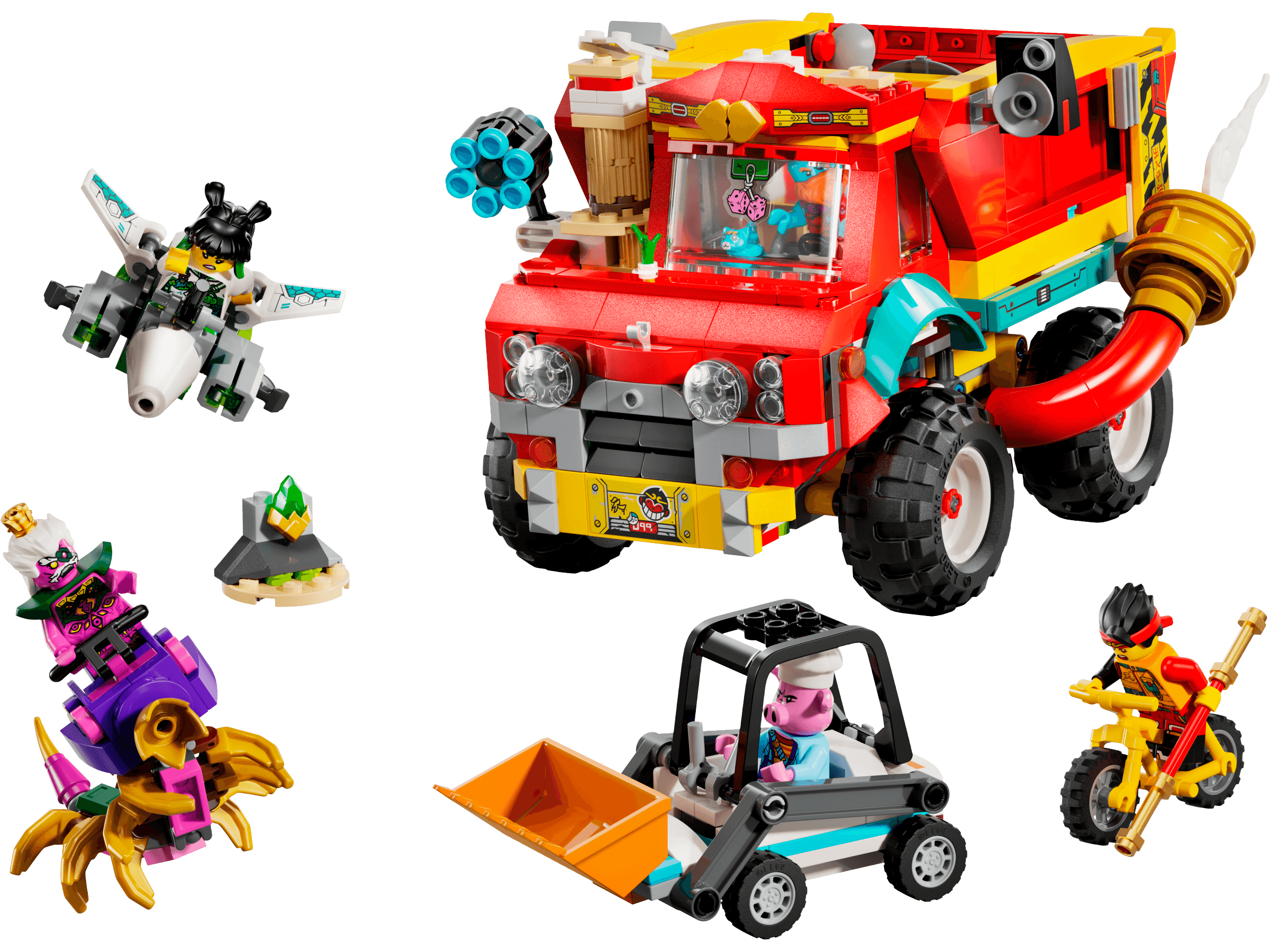 LEGO sættet Monkie Kid's Team Power Truck
