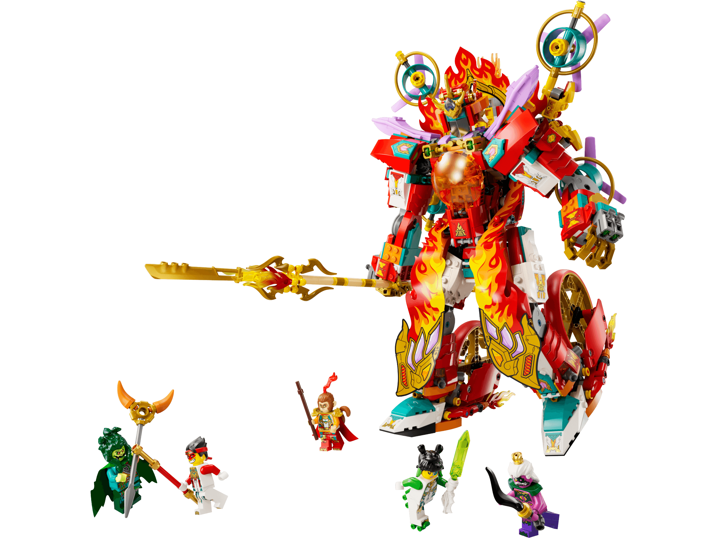 LEGO sættet Nezha's Ring of Fire Mech
