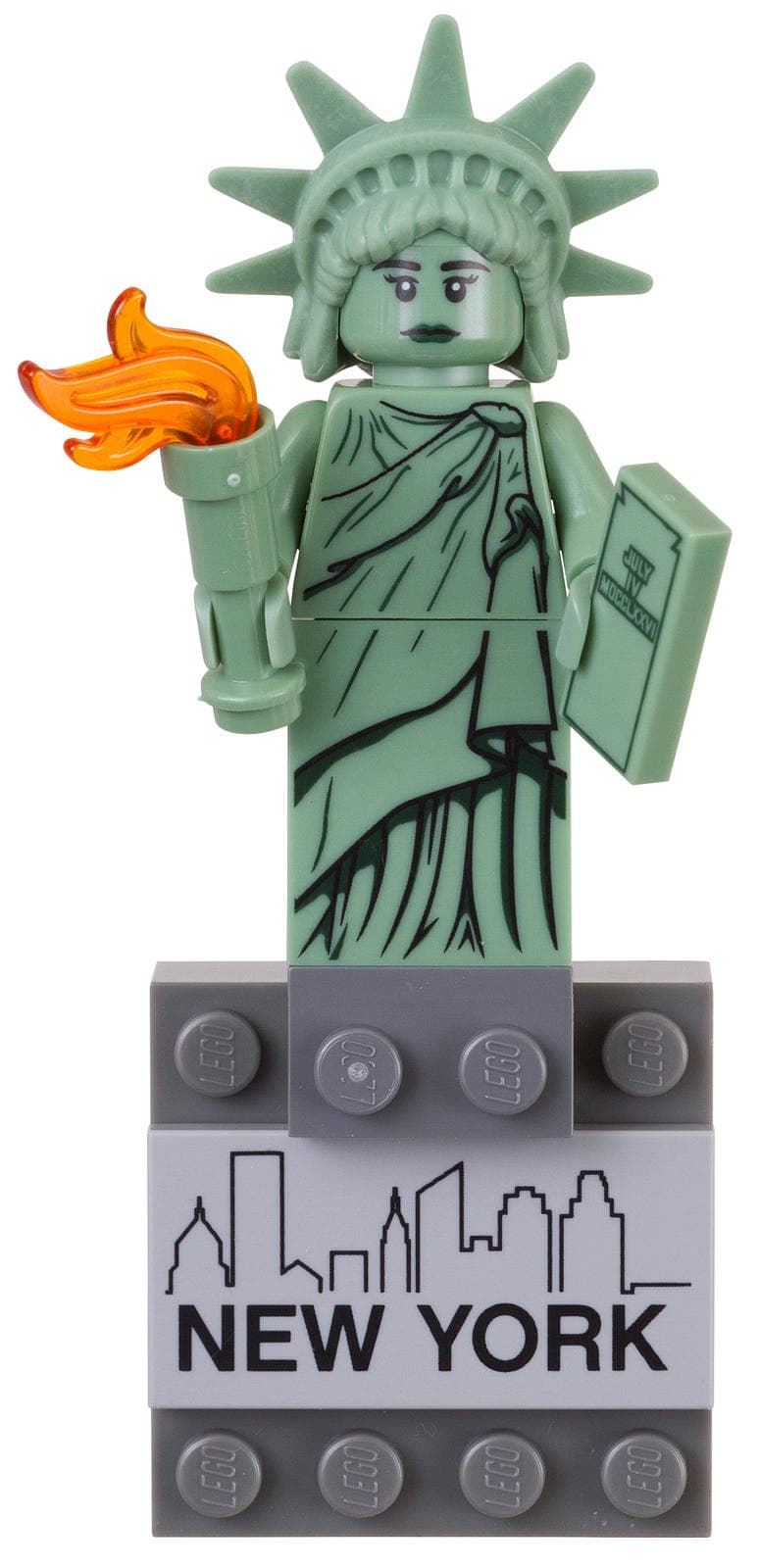LEGO sættet Statue of Liberty Magnet [Rockefeller Square Exclusive]