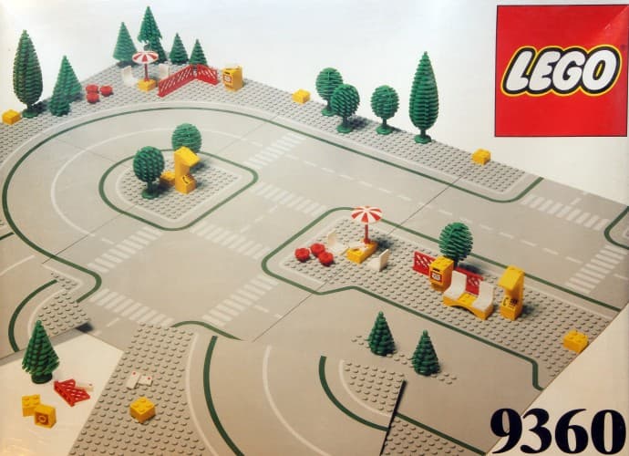 LEGO sættet Roadplates and Scenery