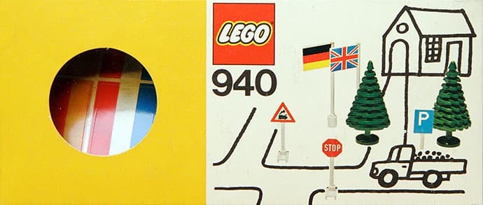 LEGO sættet Flags, Signs and Trees