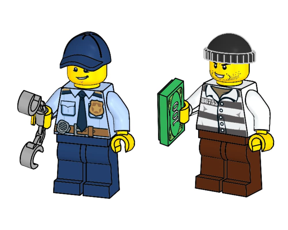 LEGO sættet Policeman and Robber