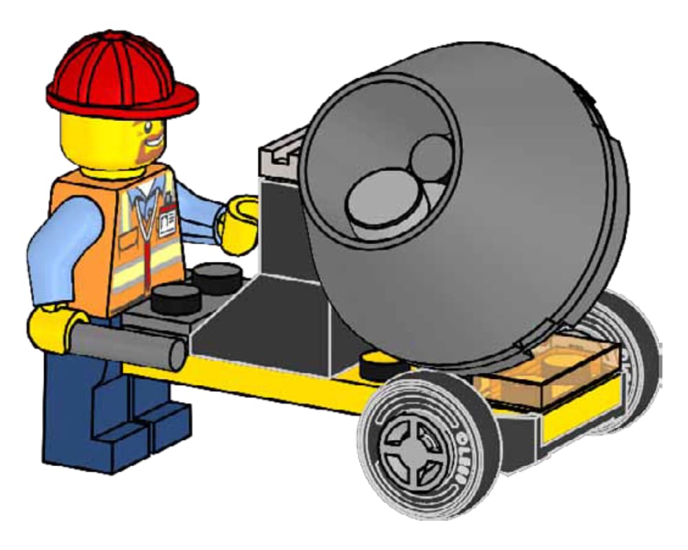 LEGO sættet Cement-Mixer