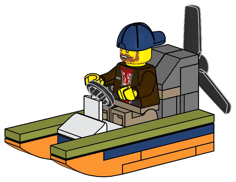 LEGO sættet Explorer & Hovercraft