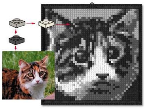 LEGO sættet Lego Mosaic Cat