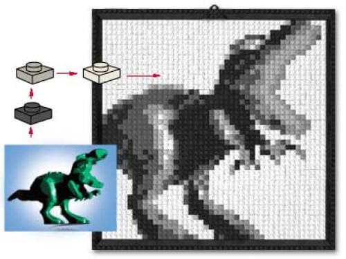 LEGO sættet Lego Mosaic Dino