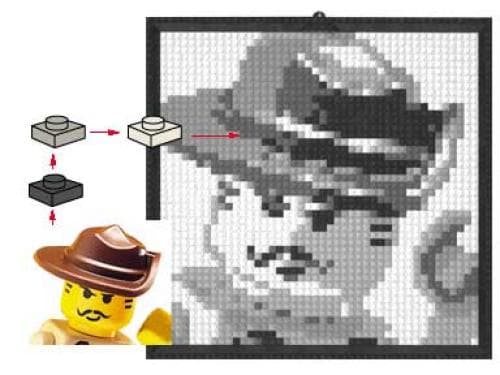 LEGO sættet Lego Mosaic Johnny Thunder