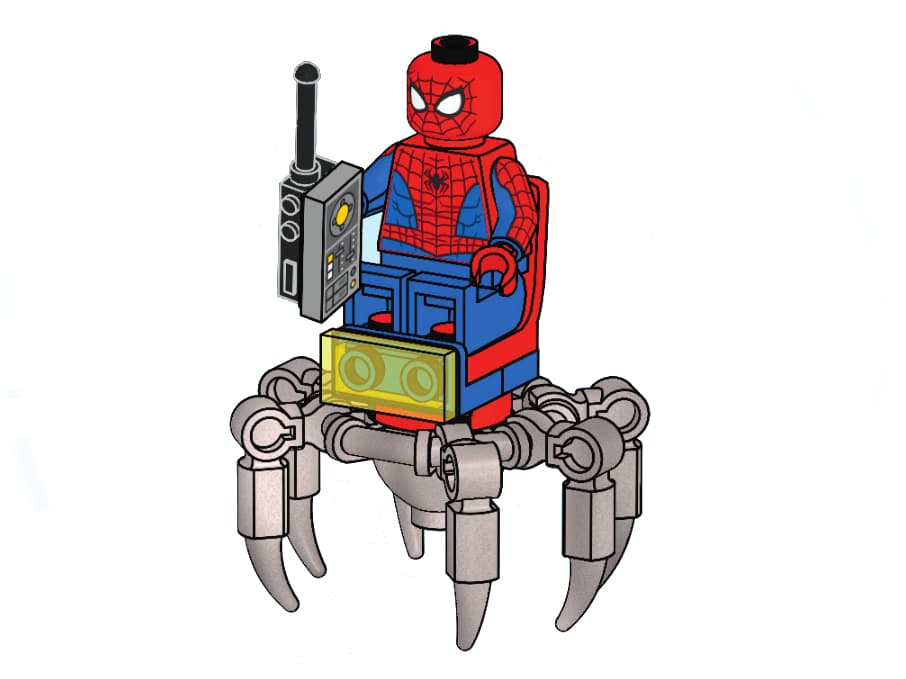 LEGO sættet Spider-Man with Spider-Crawler