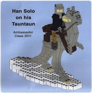 LEGO sættet Han Solo on His Tauntaun