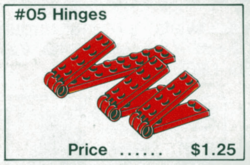 LEGO sættet Hinges