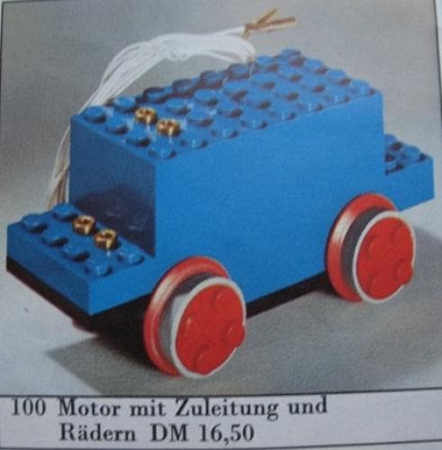 LEGO sættet 4.5V Motor with Wheels (Large Version)