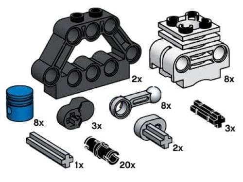 LEGO sættet TECHNIC Motor