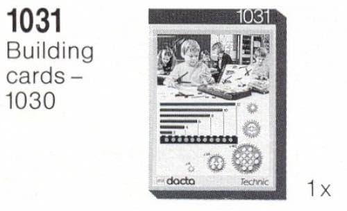 LEGO sættet Building Cards - 1030