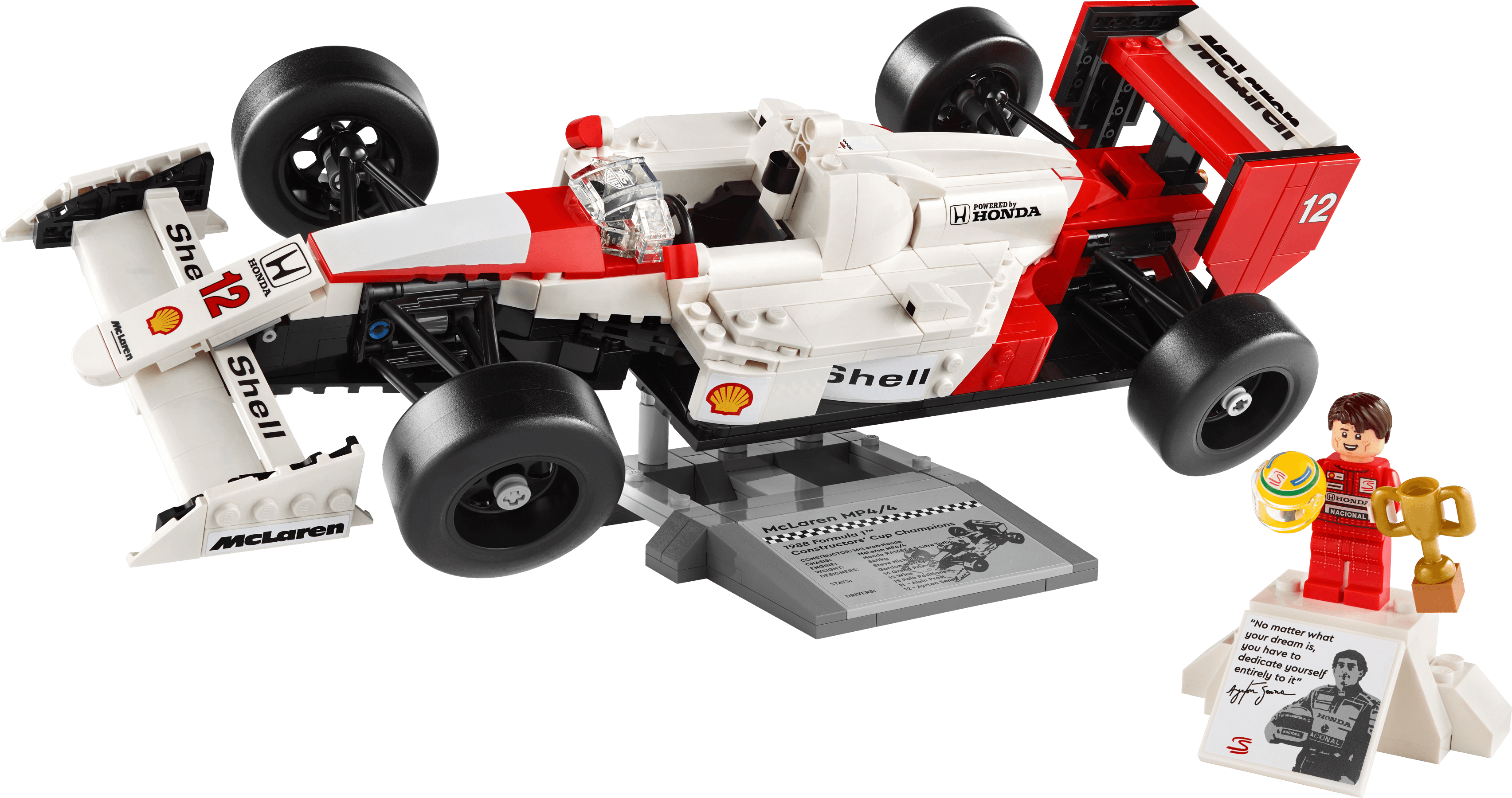 LEGO sættet McLaren MP4/4 & Ayrton Senna