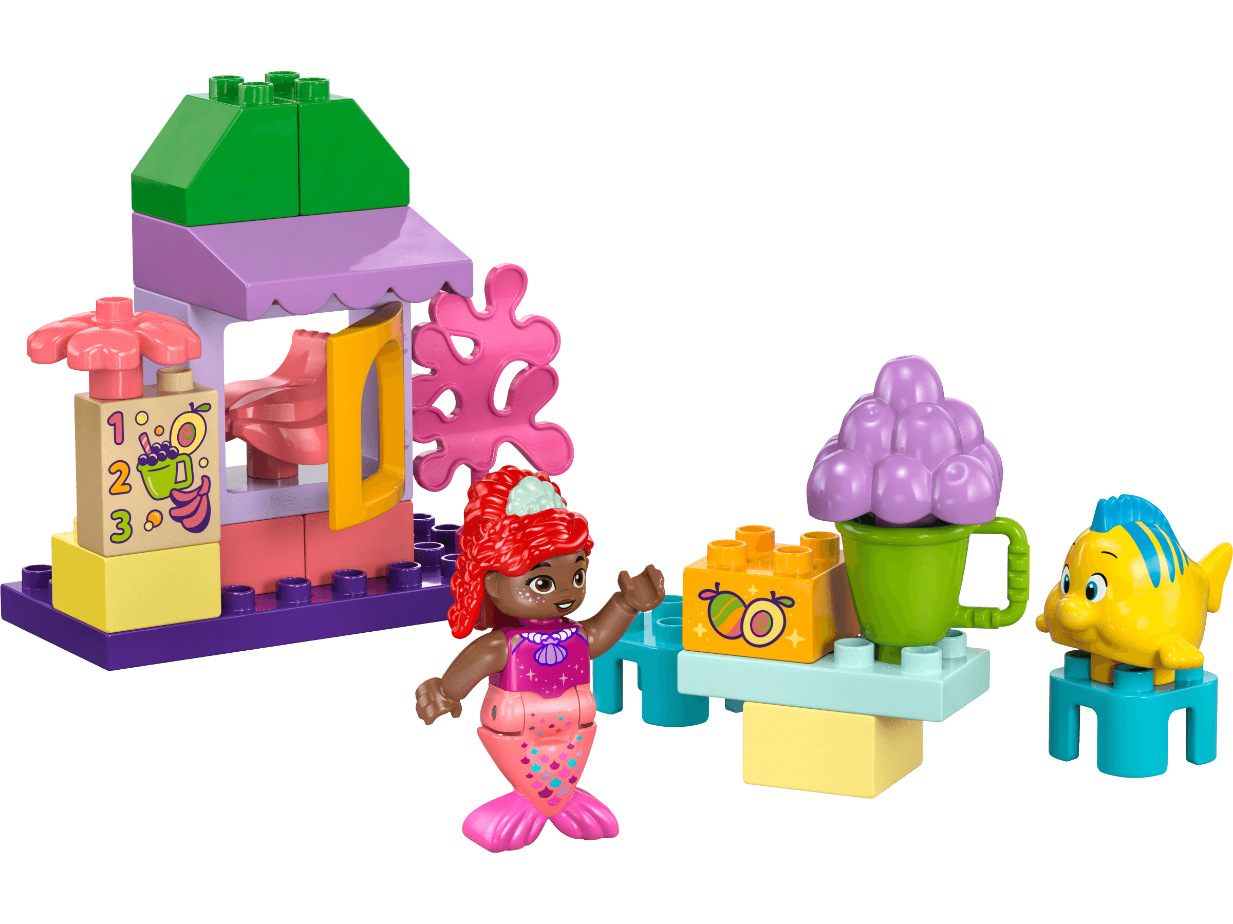 LEGO sættet Ariel and Flounder's Café Stand