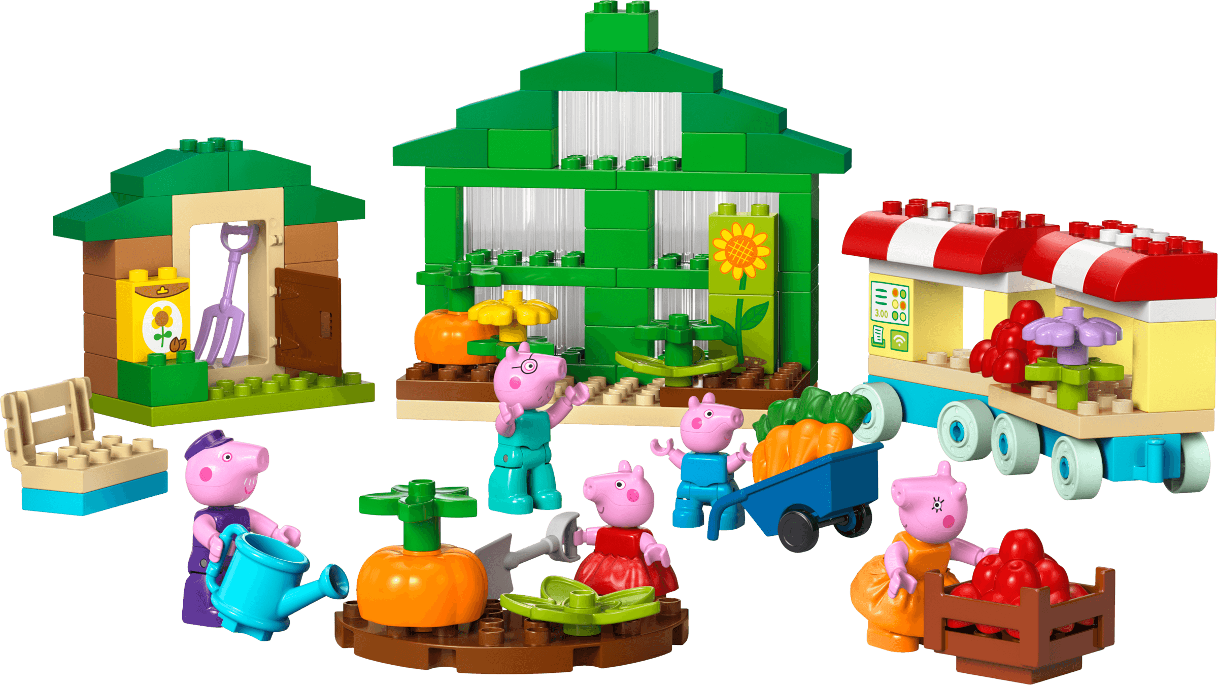 LEGO sættet Grandpa Pig's Garden and Greenhouse